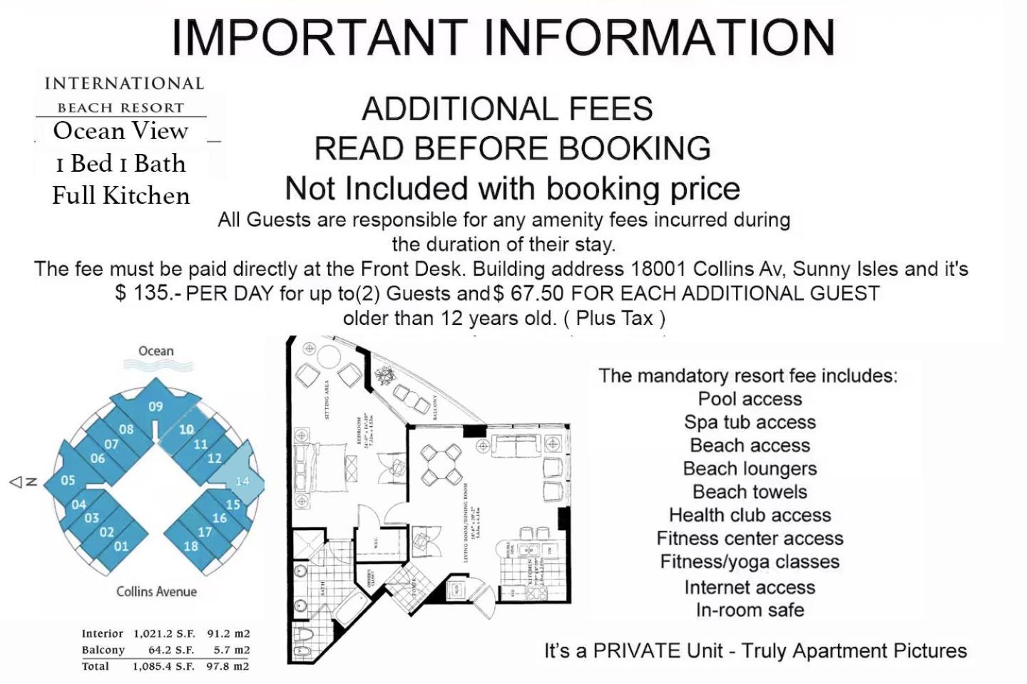 Hotel International Beach Tump Resort Ocean View 1100 Sf 1 Bed 1Bth Privately Owned Sunny Isles Miami Beach Extérieur photo